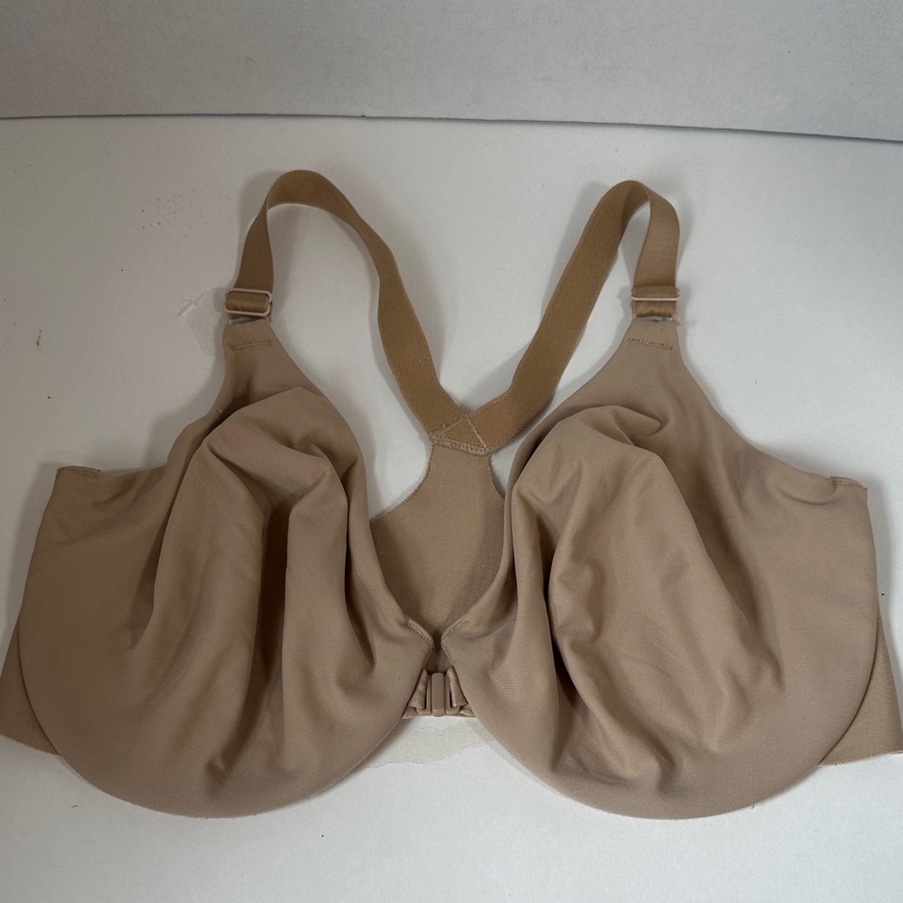Sweet nothing tan front closure underwire bra size 38DD